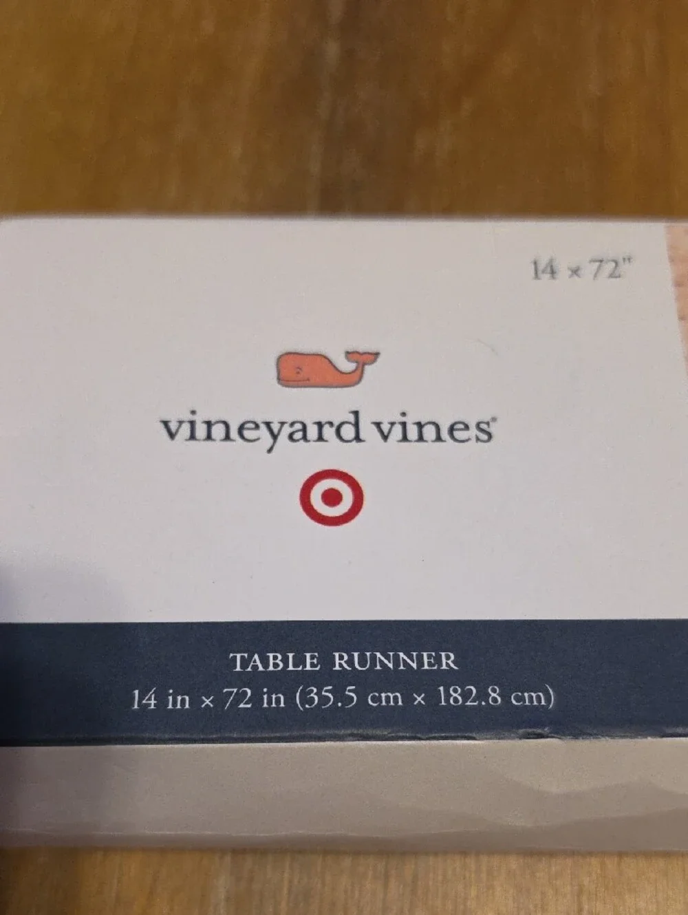 Vineyard Vines Blue Tropical Print Table Runner